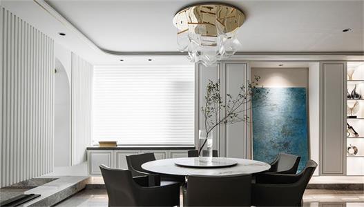 260㎡現(xiàn)代輕奢風(fēng)裝修，復(fù)式就這樣裝